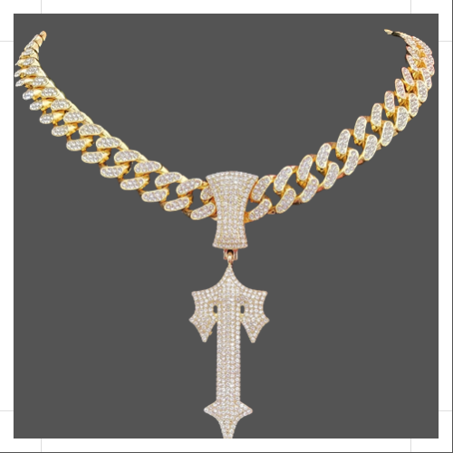 T Cuban Link Chain - Gold