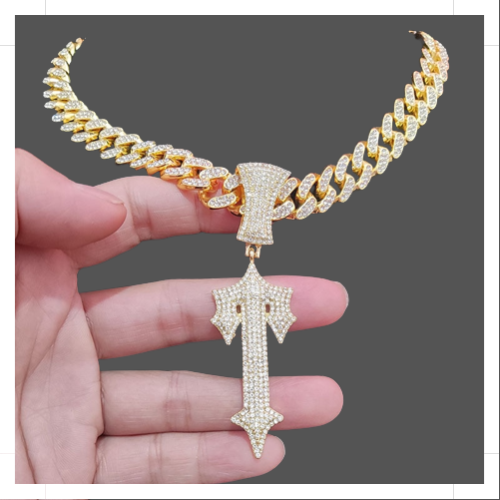 T Cuban Link Chain - Gold